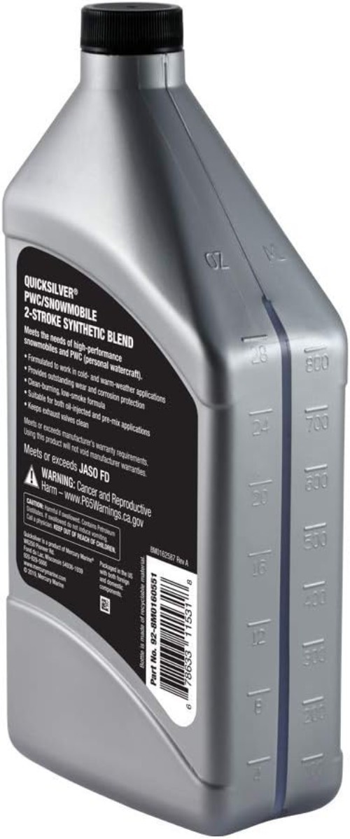 High-Performance Synthetic Blend Engine Oil, 32 oz for 2-Stroke Applications