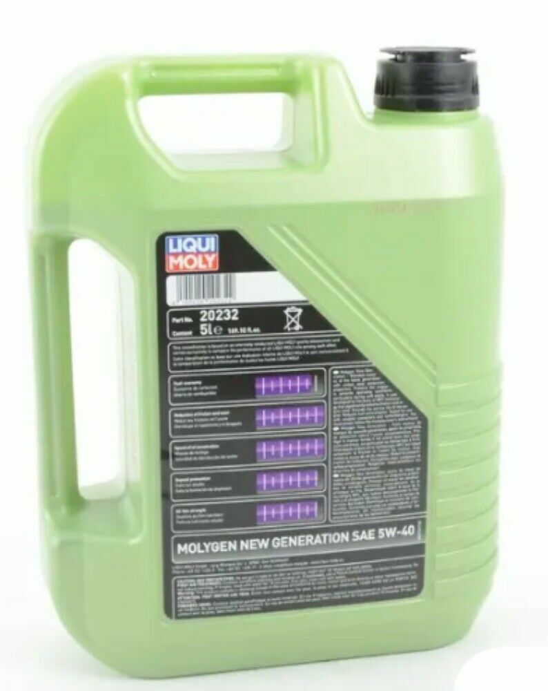 Liqui Moly MOLYGEN Fully Synthetic Motor Oil SAE 5W-40 10 Liters