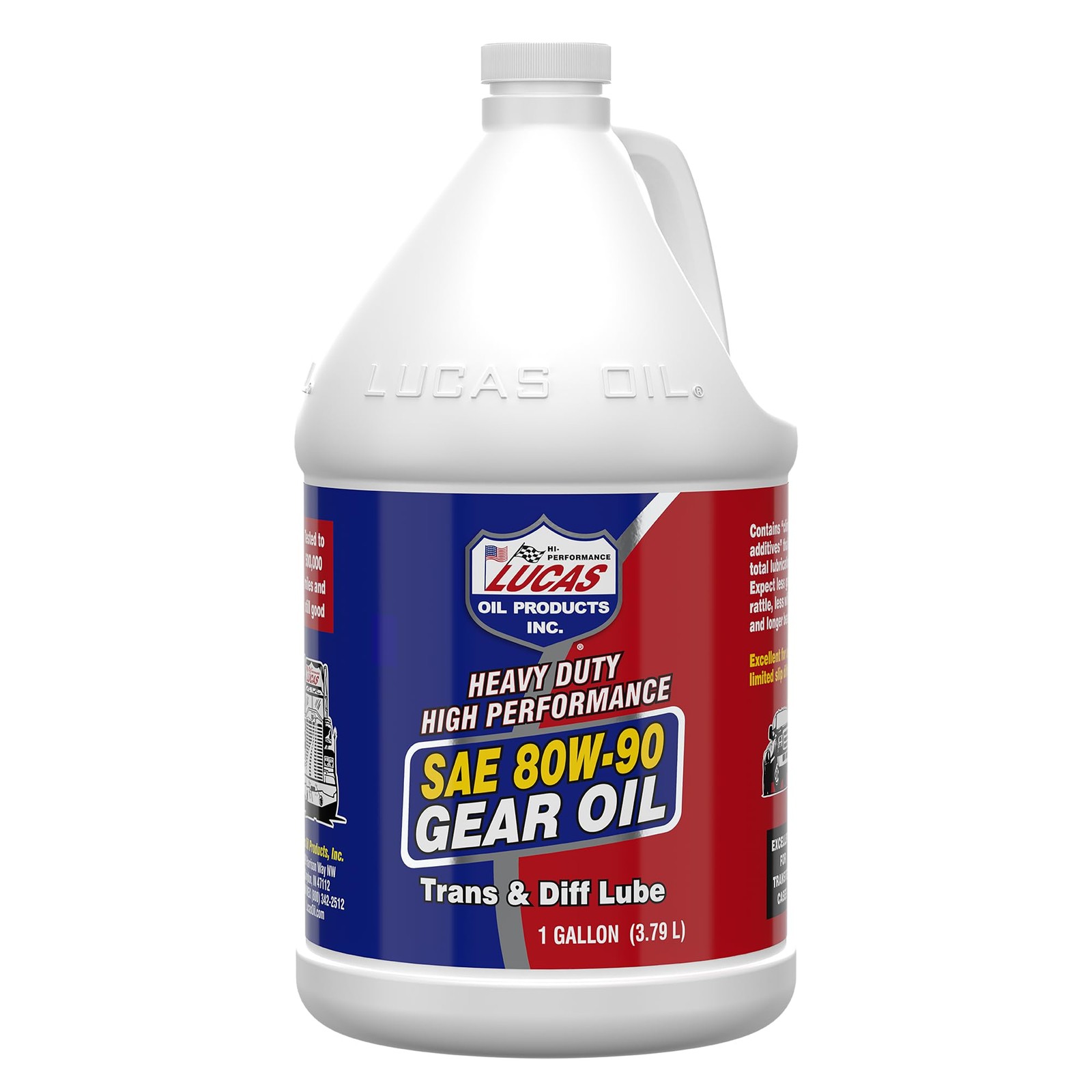 Heavy Duty Gear Oil 1 Gallon SAE 80W90 Transmission Differential Fluid