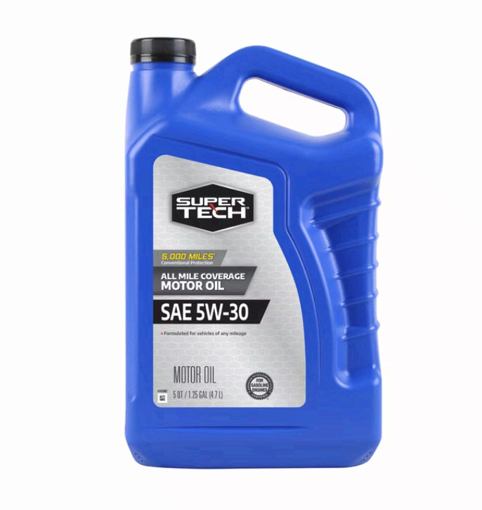 SALE (3 pack) Super Tech All Mileage Synthetic Blend Motor Oil SAE 5W-30, 5Q