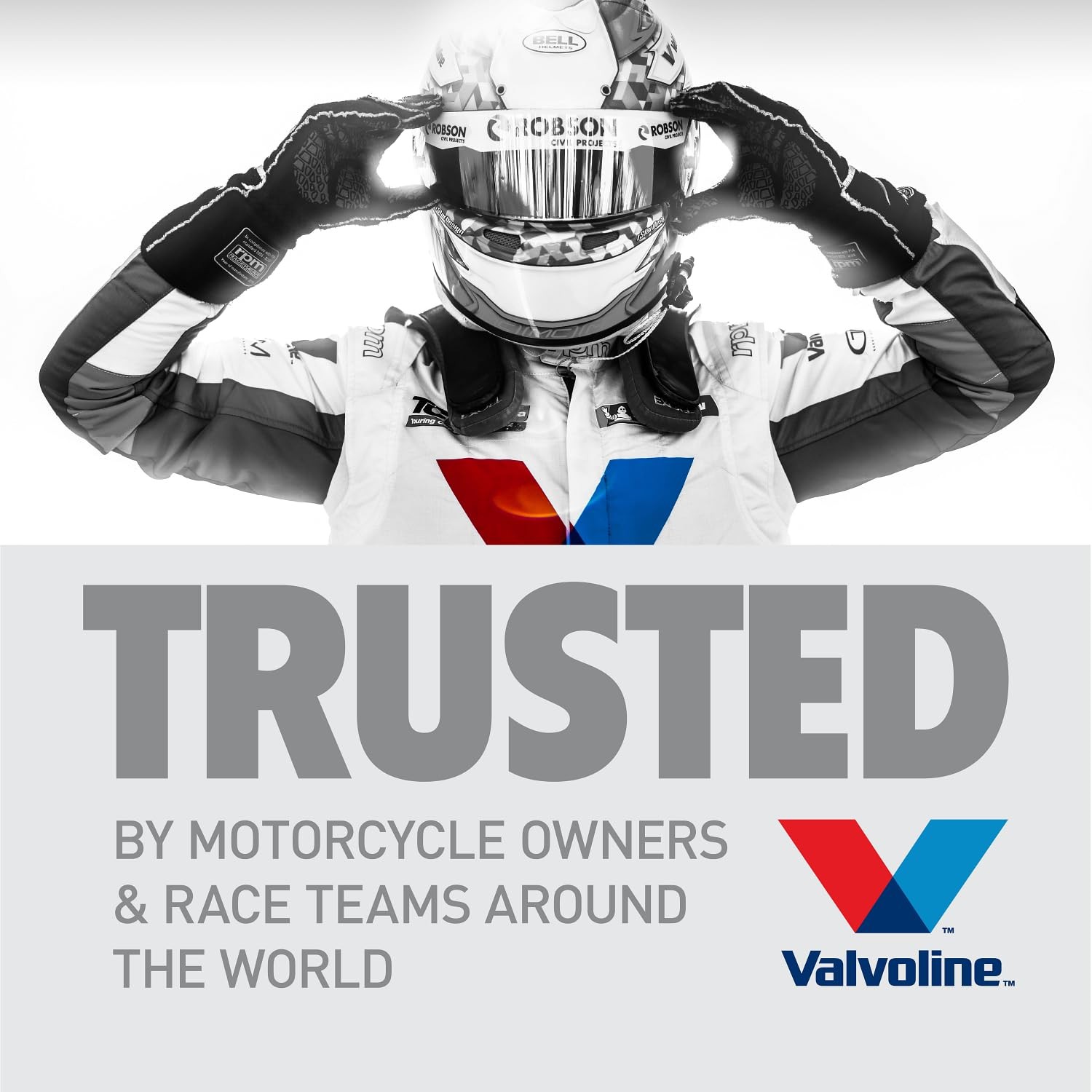 Valvoline 4-Stroke Motorcycle Full Synthetic 10W-40 Motor Oil 1 1 QT, Gold