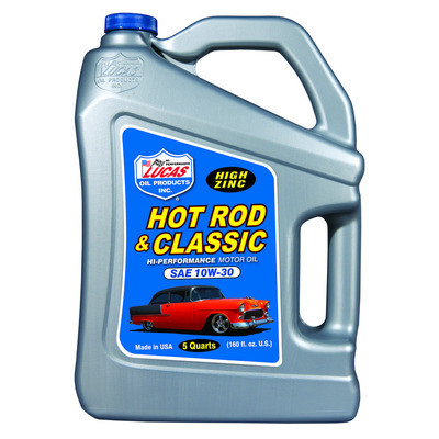 Lucas Oil LUC10679, One 10W30 Petroleum Oil 5Qt Jug Performance Racing Parts