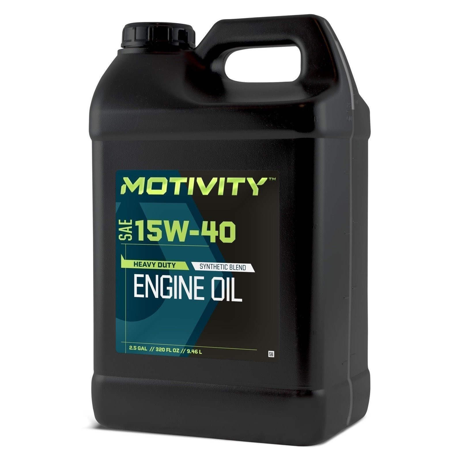 MOTIVITY Heavy Duty Synthetic Blend SAE 15W-40 Engine Oil, 2 – 2.5 Gal Case