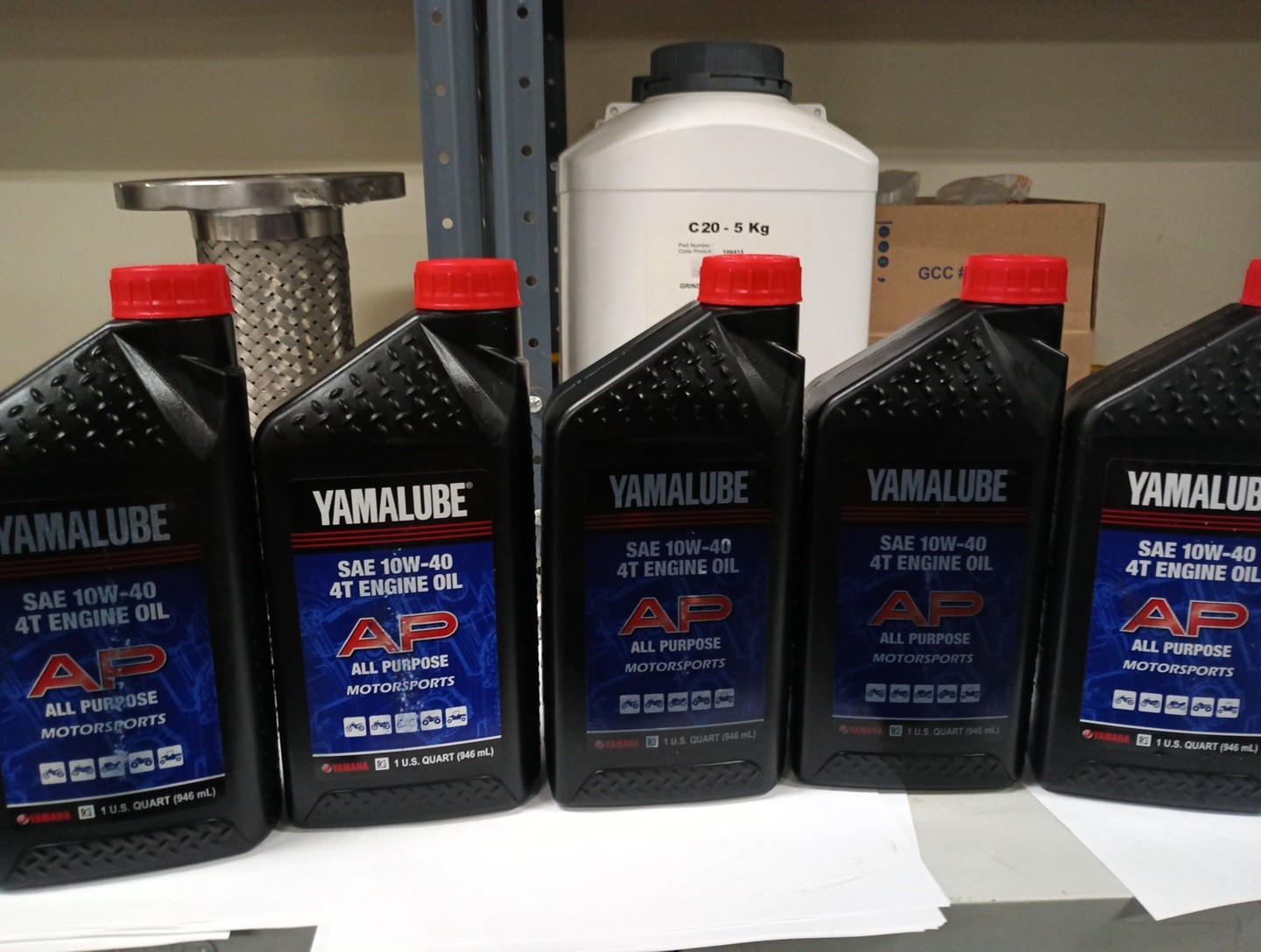 5. Pack, Yamaha Yamalube 10w-40. 4T Engine Oi 9126