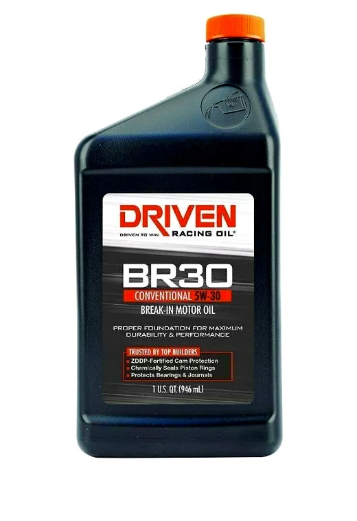 Driven Racing Oil BR30 SAE 5W-30 Conventional Break-In Motor Oil – 1 Quart