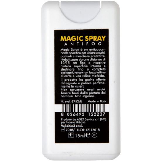 Anti-Fog Spray For Tucano Magic 305BOX Helmet Screens