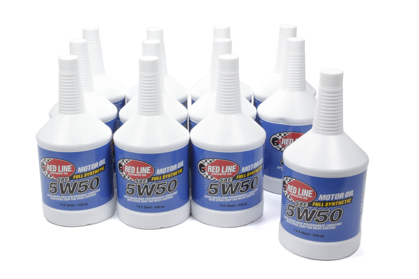 Red Line 5W50 Synthetic Motor Oil – Quart (Case of 12)