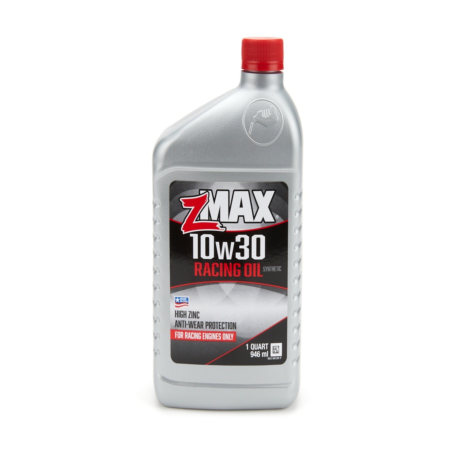 1 qt Zmax ZMA88-330 10W30 Synthetic Motor Oil Pack of 1 Performance Racing Parts