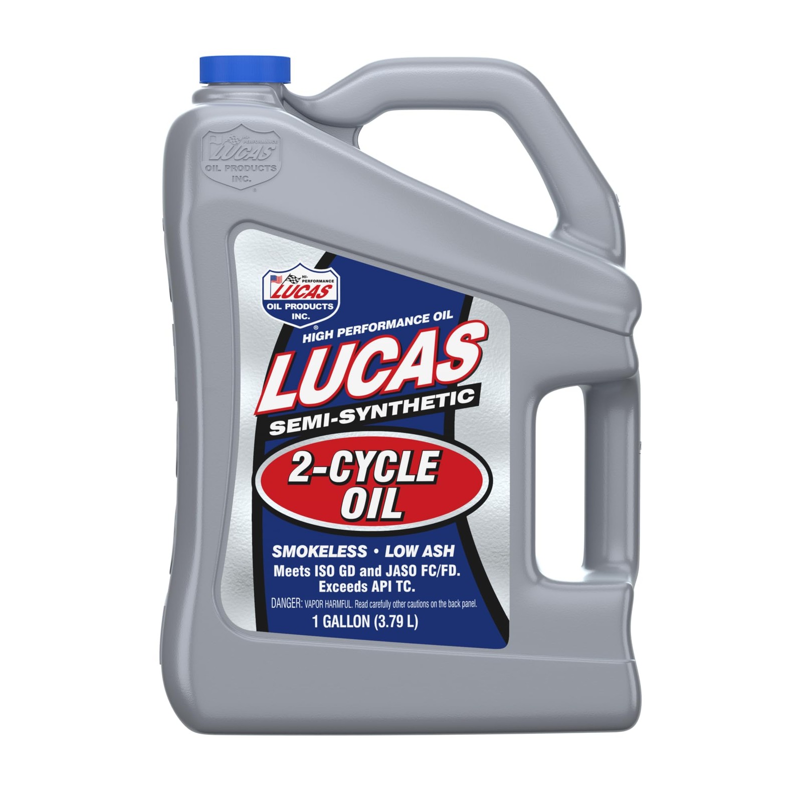 Lucas Oil 10115 Semi-Synthetic 2-Cycle Motor Oil – 1 Gallon