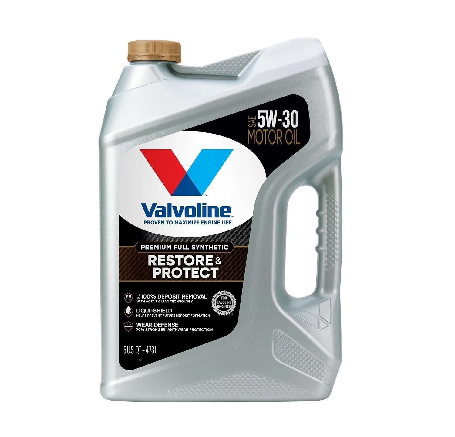 3 PACK Valvoline Restore & Protect Full Synthetic 5W-30 Motor Oil 5 Quart