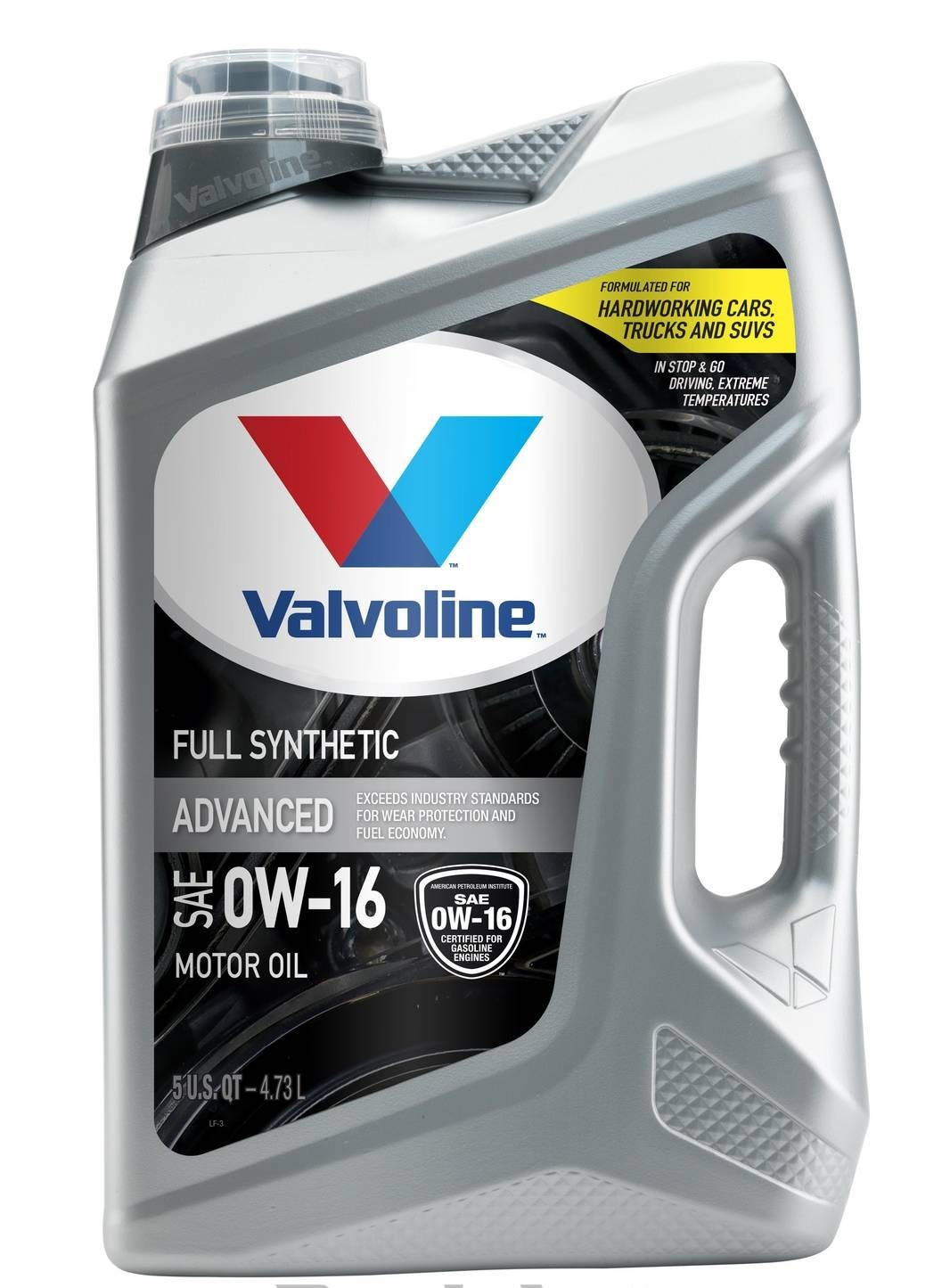 SALE- 3 PACK- VALVOLINE 878399 Advanced Protection Full Synthetic SAE 0W-16; 5Qt