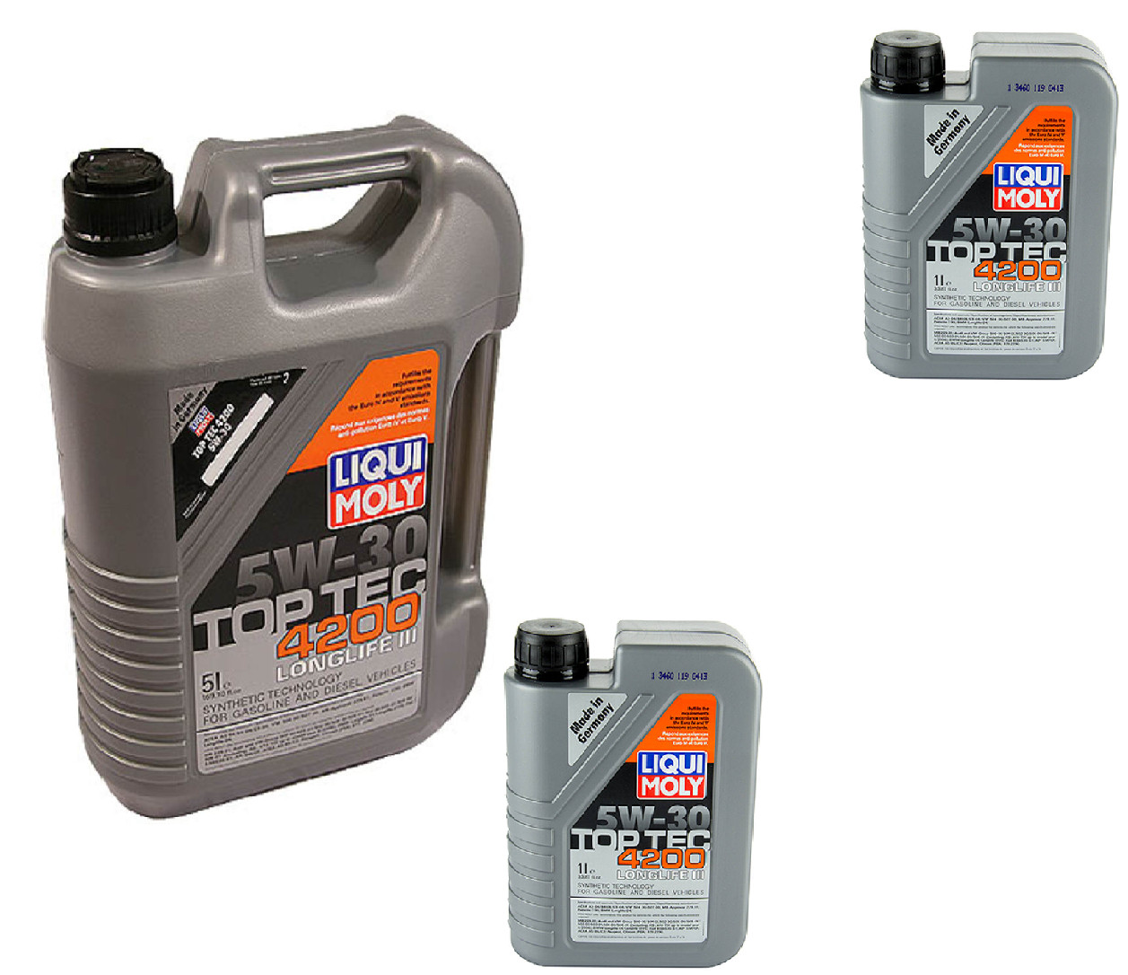 x7 LITER KIT Liqui Moly TOP TEC 4200 5W-30 Synthetic Engine Motor Oil for Acura