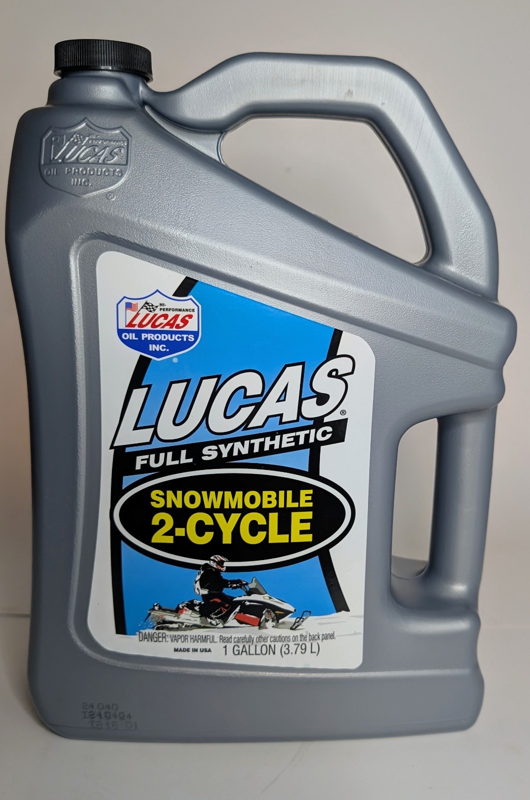 Lucas Oil 10847 Synthetic 2-Cycle Snowmobile ATV Dirt Bike Oil, 4 Gallons