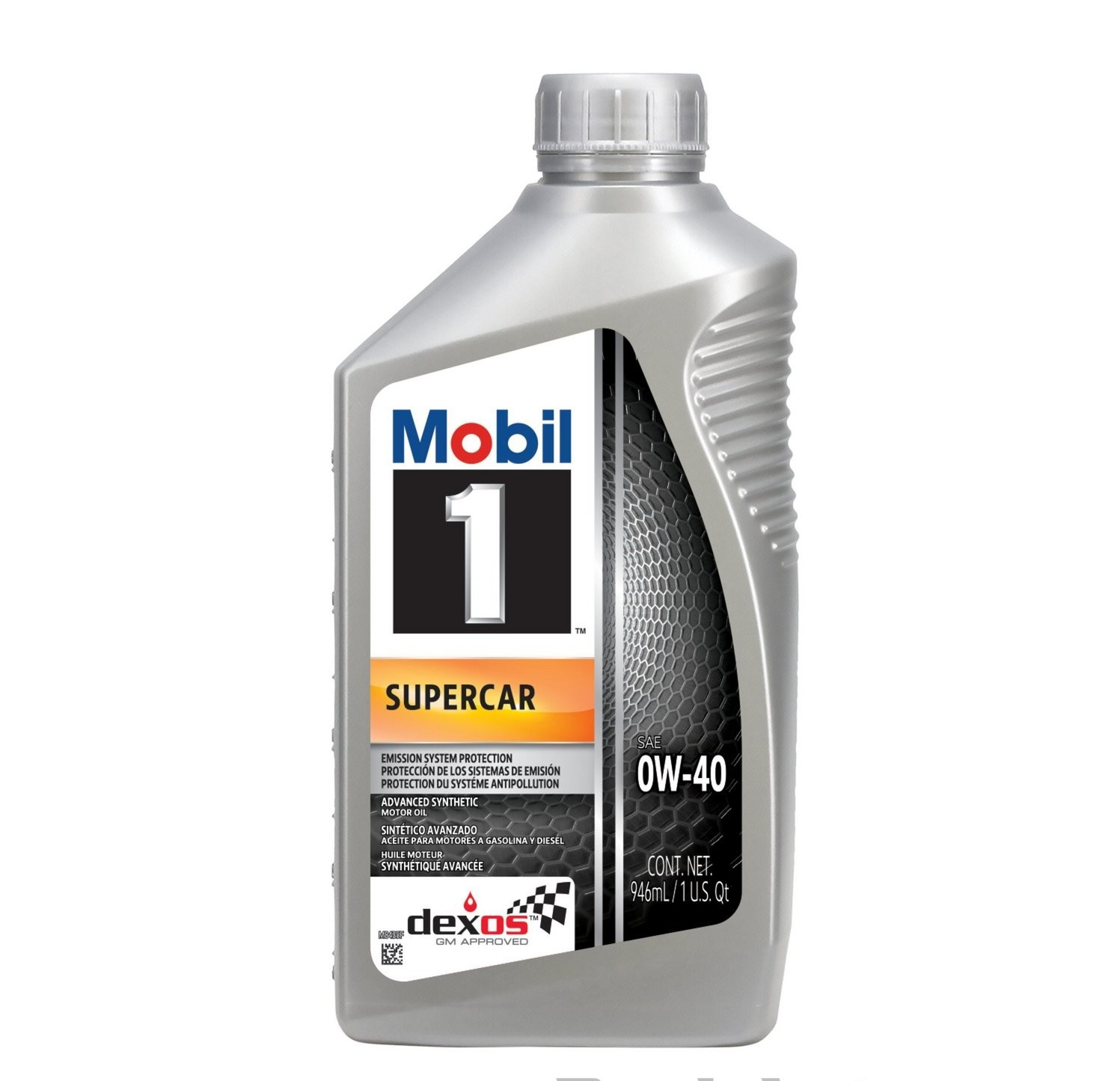 5 PACK- MOBIL 126870 Supercar 0W-40; 1 Quart -SALE