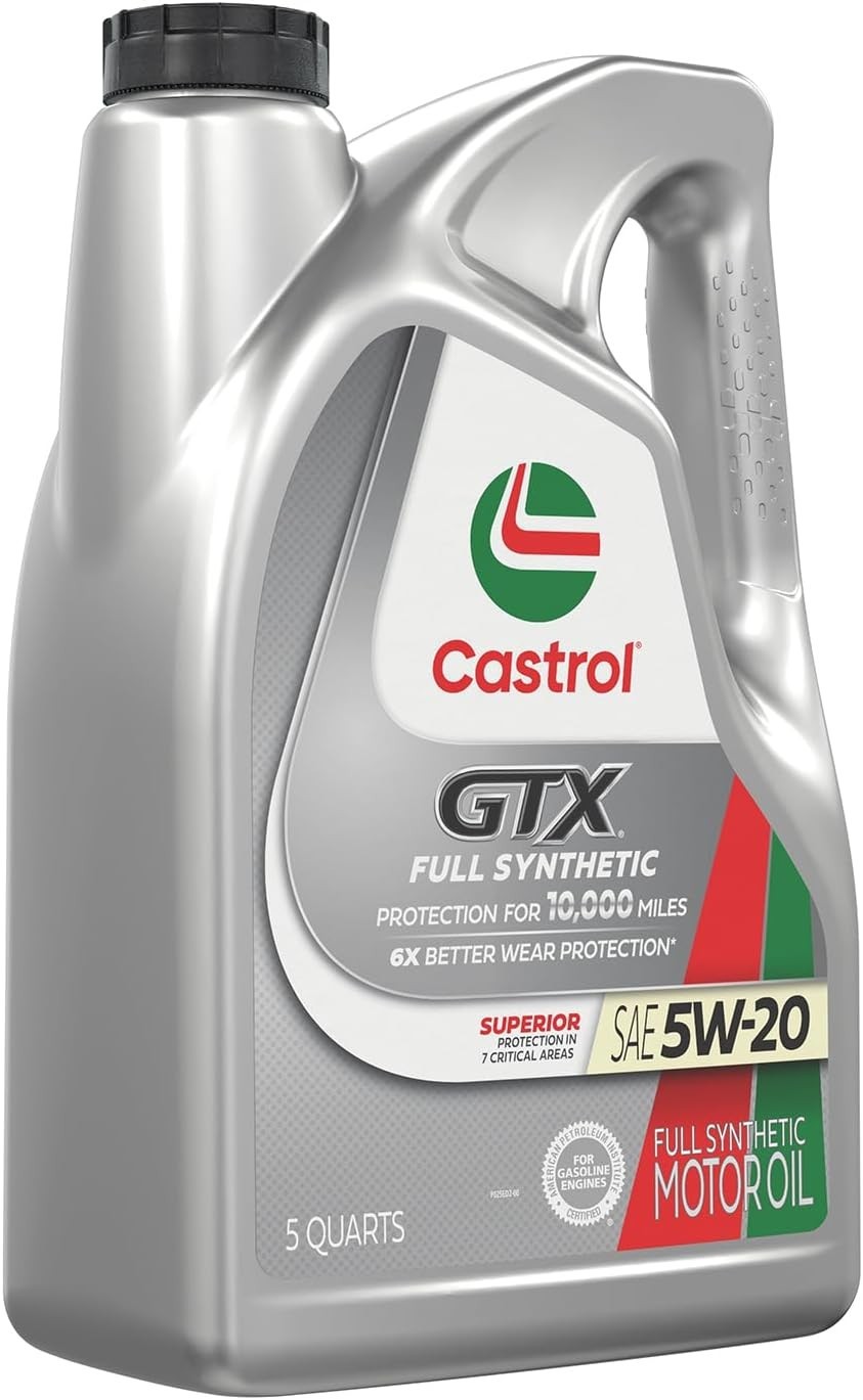 GTX Full Synthetic 5W-20 Motor Oil, 5 Quarts