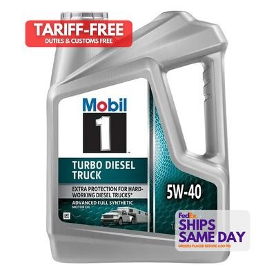 Mobil 1 MOB127097-1, One 5W40 Turbo Diesel Oil 1 Gallon Performance Racing Parts