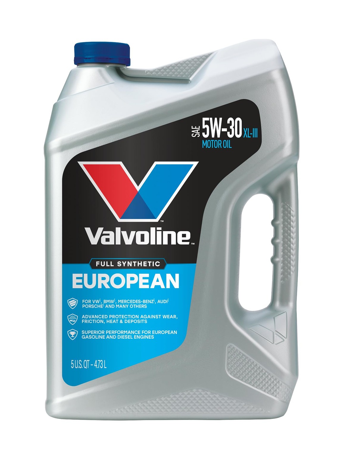 Valvoline European Vehicle Full Synthetic 5W30 XLIII Motor Oil 5 Quart