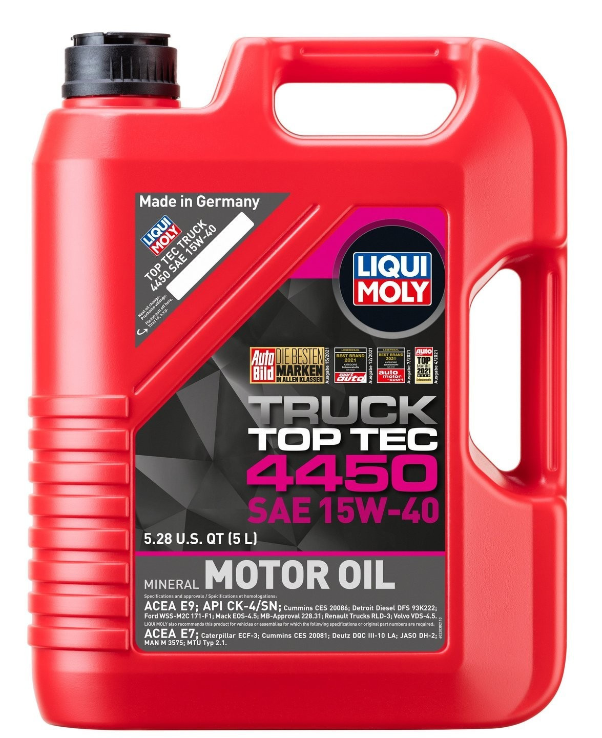 LIQUI MOLY 22038 Top Tec Truck 4450 15W-40; 5 Liter-SALE