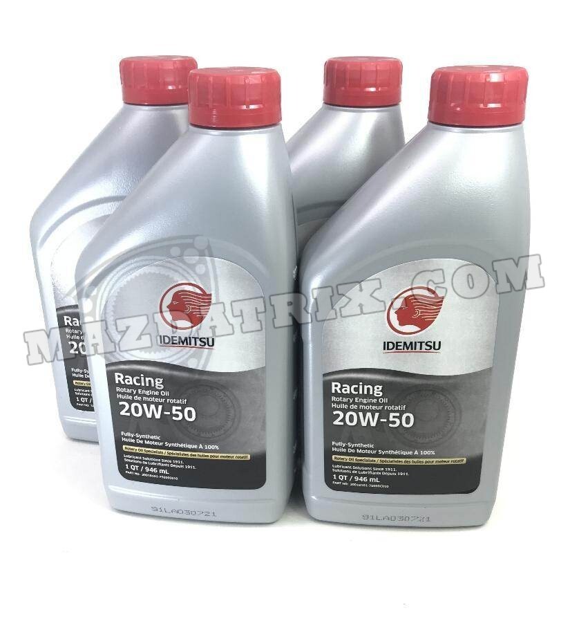 Idemitsu 20W-50 Oil for Mazda Rotary Engines – 4 Quarts – RX7, RX8,13B ,12A, 20B