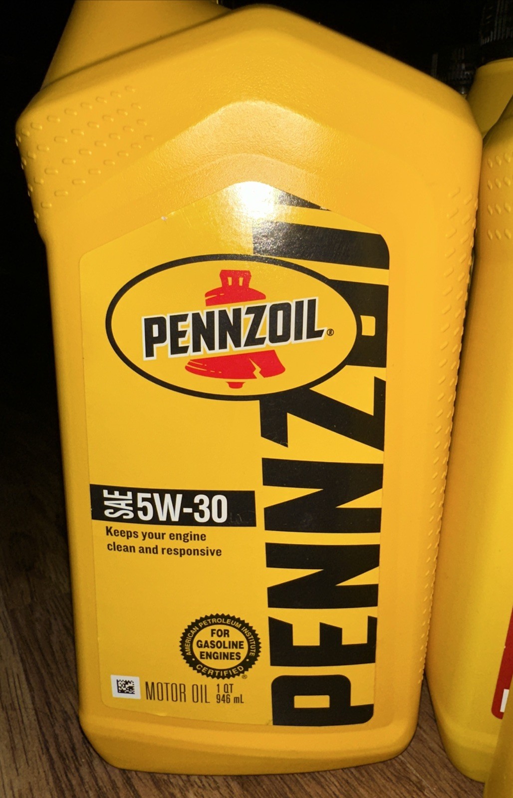 Pennzoil 5W-30 Motor Oil, 1 Quart 1 Qrt, Amber/Brown