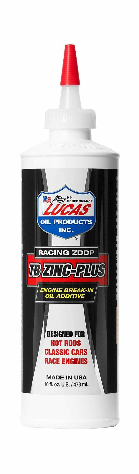 Lucas 10063 TB Zinc-Plus Engine Break-In Engine Oil Additive High-Zinc 16 Oz.