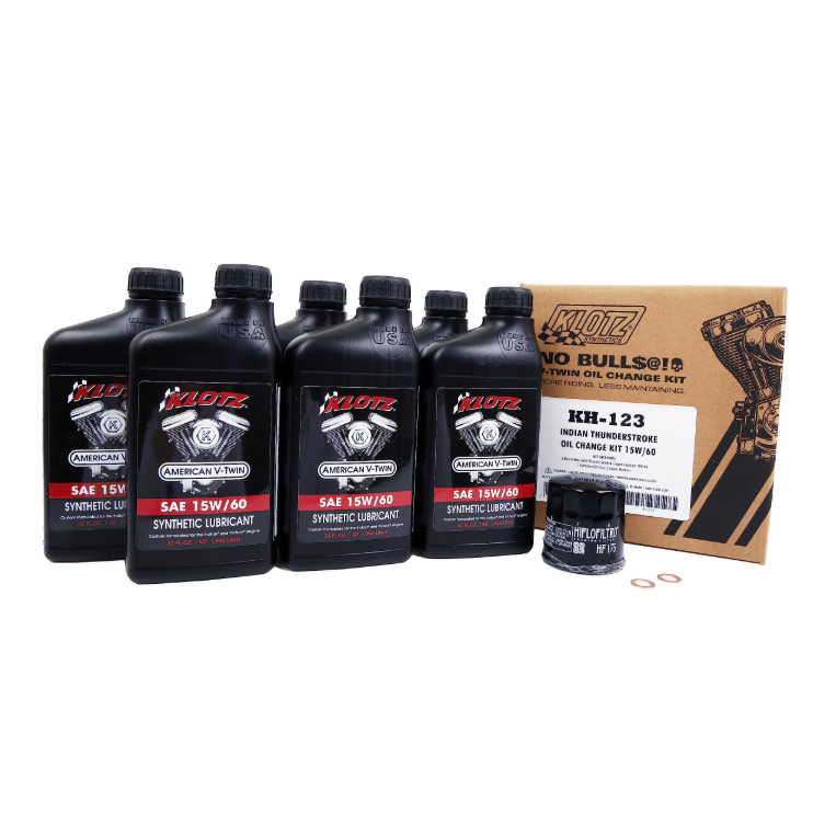 Klotz 20W-40 Synthetic Oil Change Kit (KH-123) – 6 QUARTS