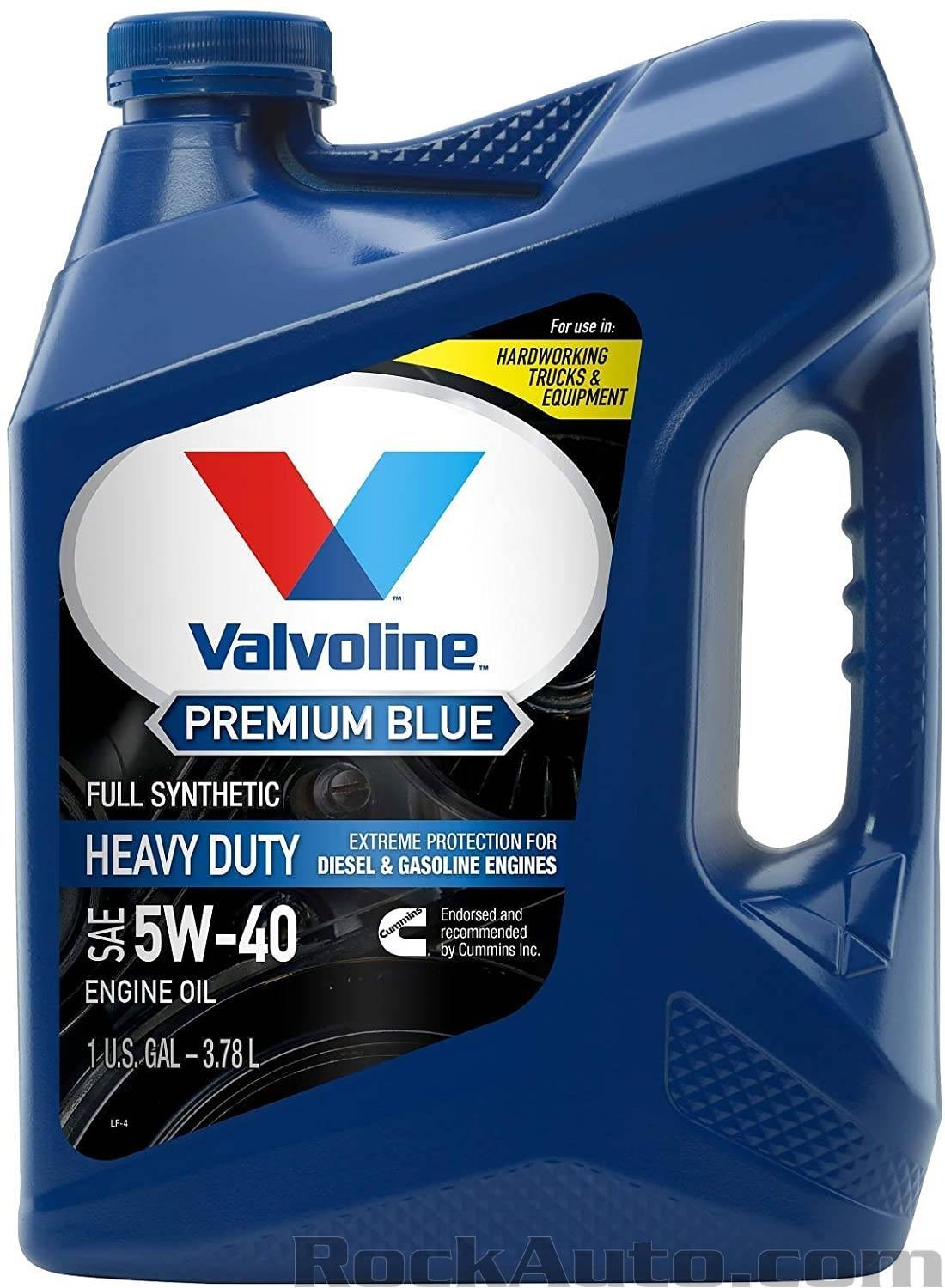 VALVOLINE 774038 Premium Blue Extreme Full Synthetic SAE 5W-40; 1 Gallon-SALE