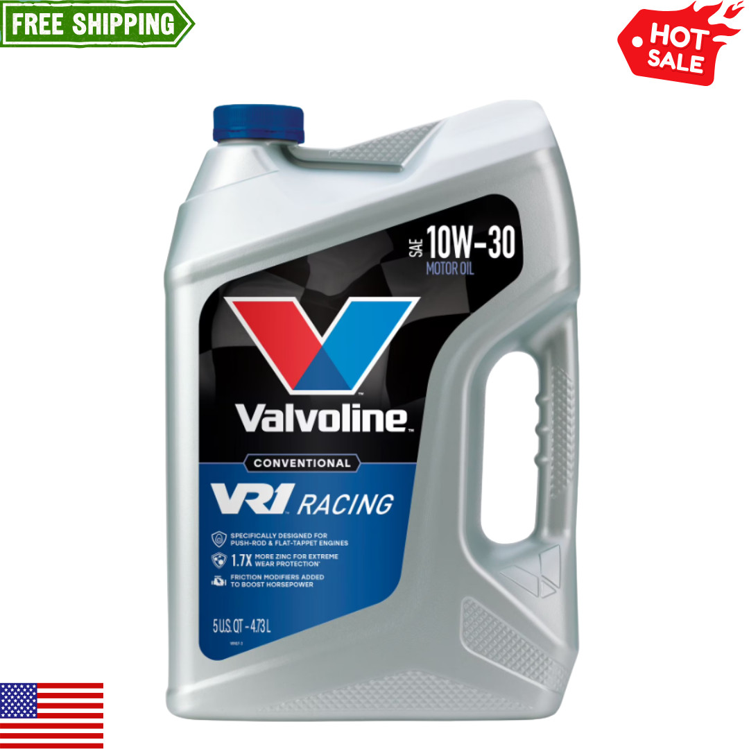 Valvoline VR1 Racing 10W-30 Motor Oil 5 QT