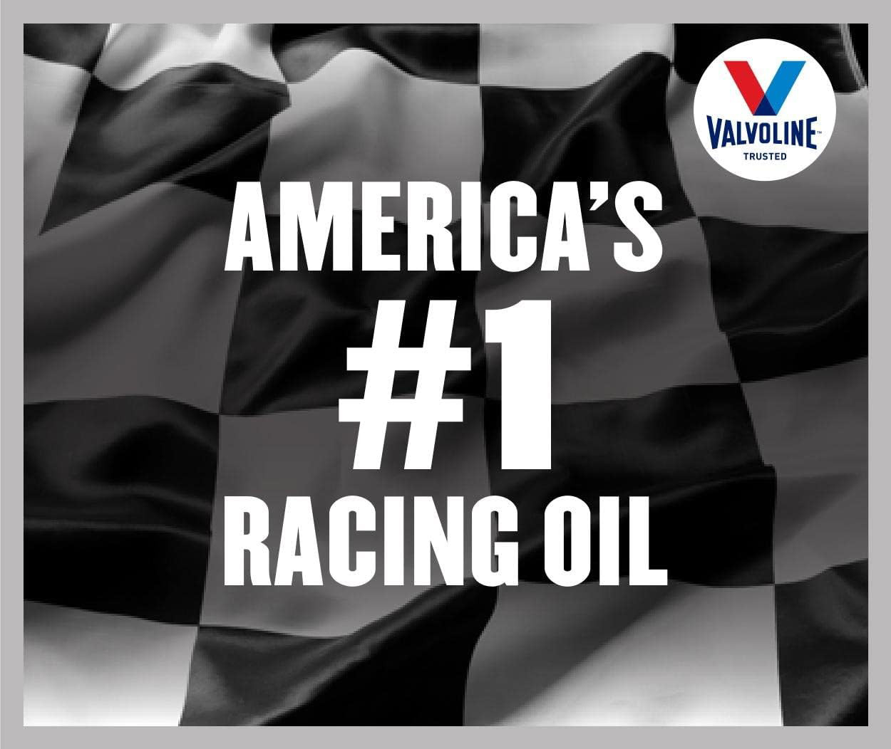 Valvoline VR1 Racing SAE 20W-50 High Performance Zinc Motor Oil 1 QT Case of 6