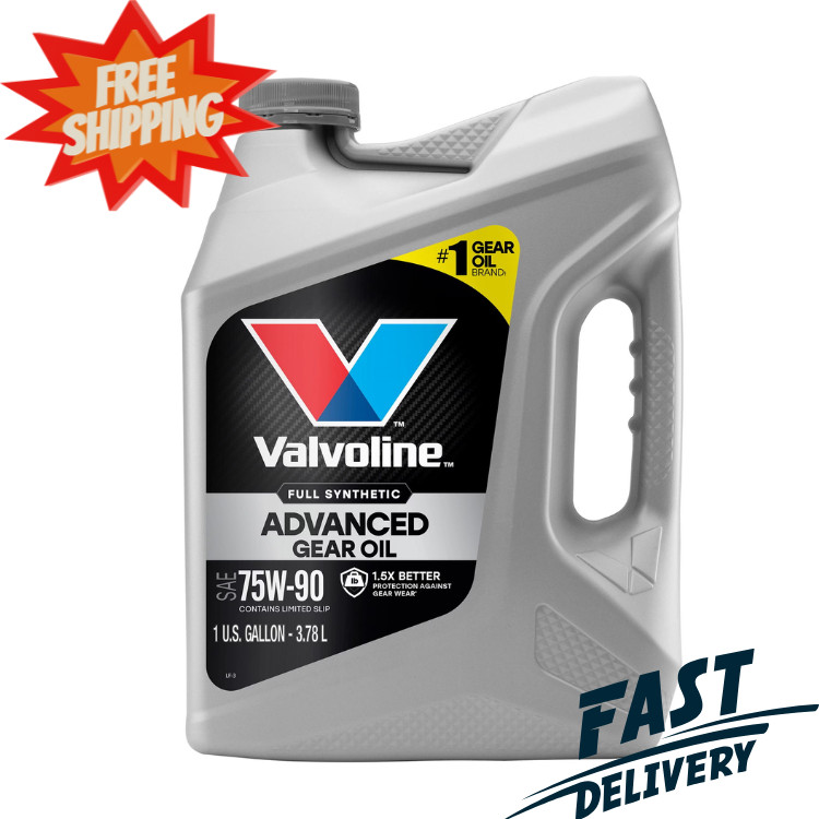 Valvoline Advanced Full Synthetic 75W-90 Gear Oil GL-5 1 Gallon SAE, New