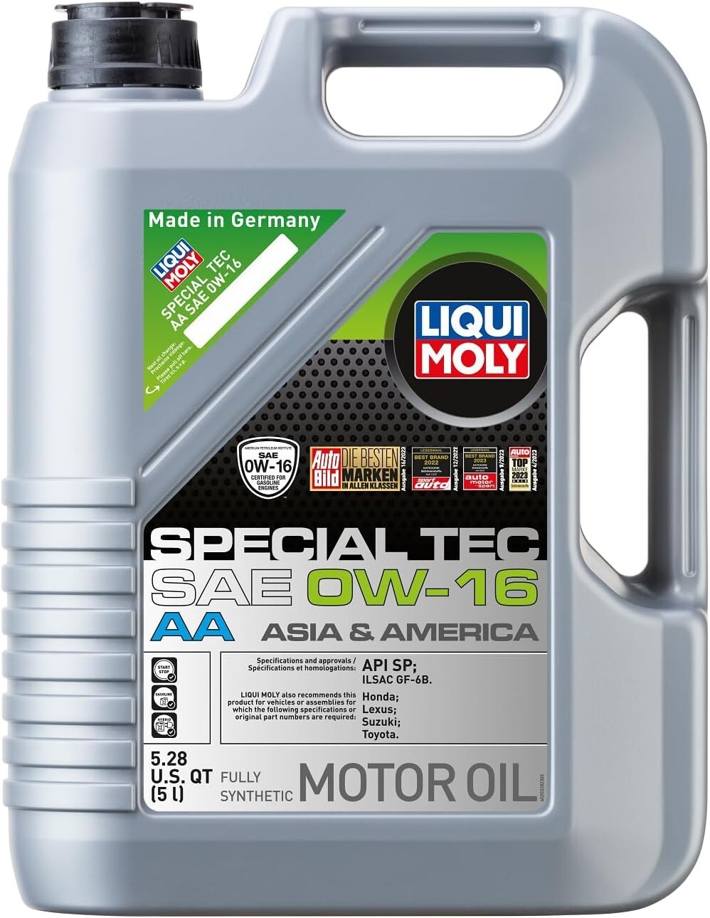 Pack of 3 LIQUI MOLY 20328 Special Tec AA 0W-16; 5 Liter