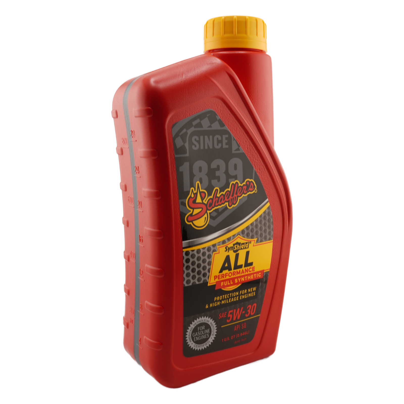Schaeffer’s 6530 SynShield Full Synthetic 5W-30 Gasoline Engine Oil, 1 Quart