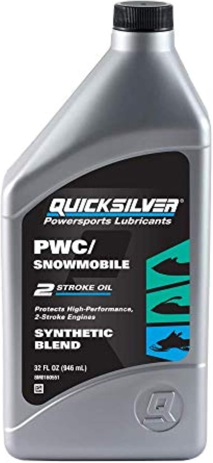 High-Performance Synthetic Blend Engine Oil, 32 oz for 2-Stroke Applications