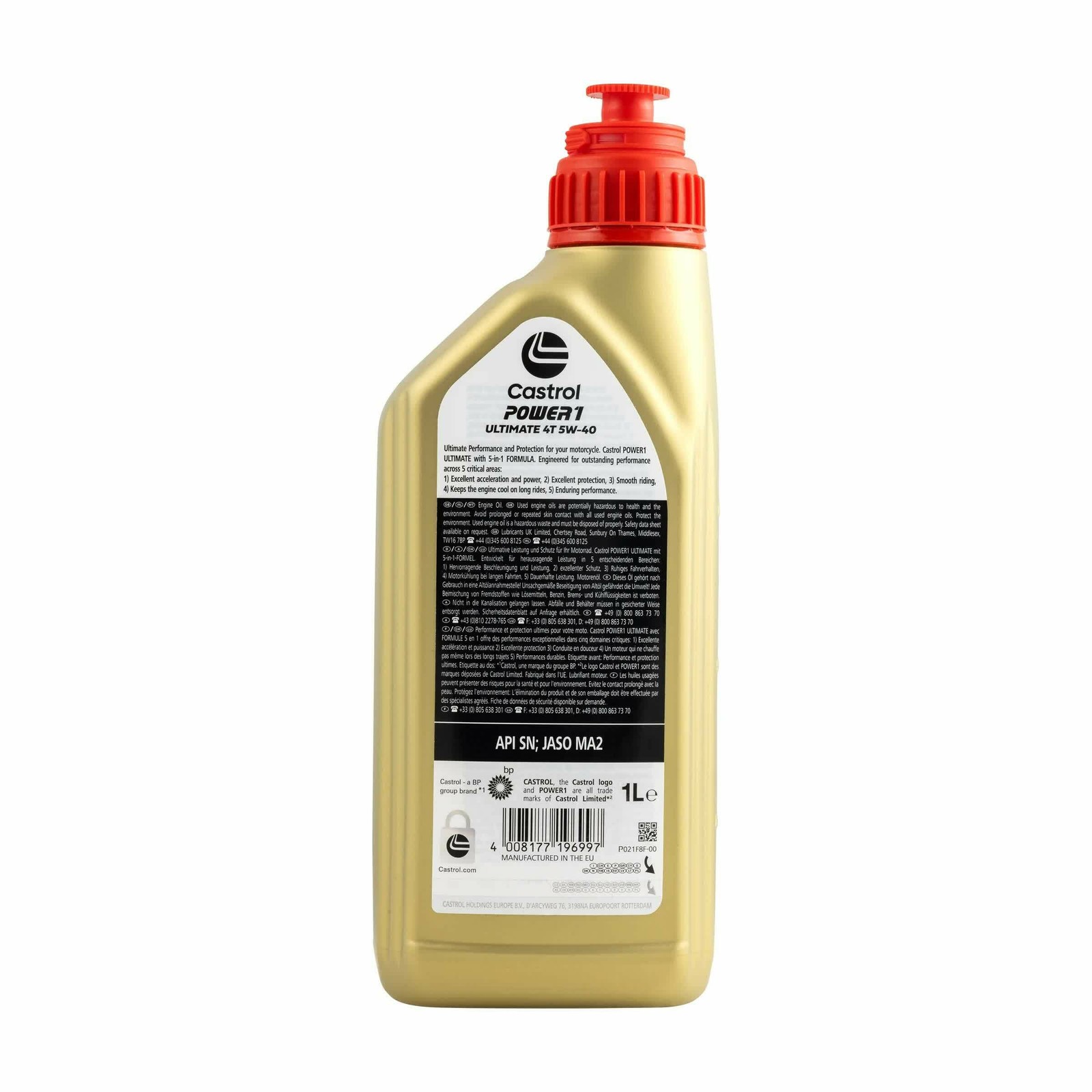 CASTROL 14300000 4 STROKE ENGINE OIL for Kymco DINK STREET 300 IE 4T LC 2010-201