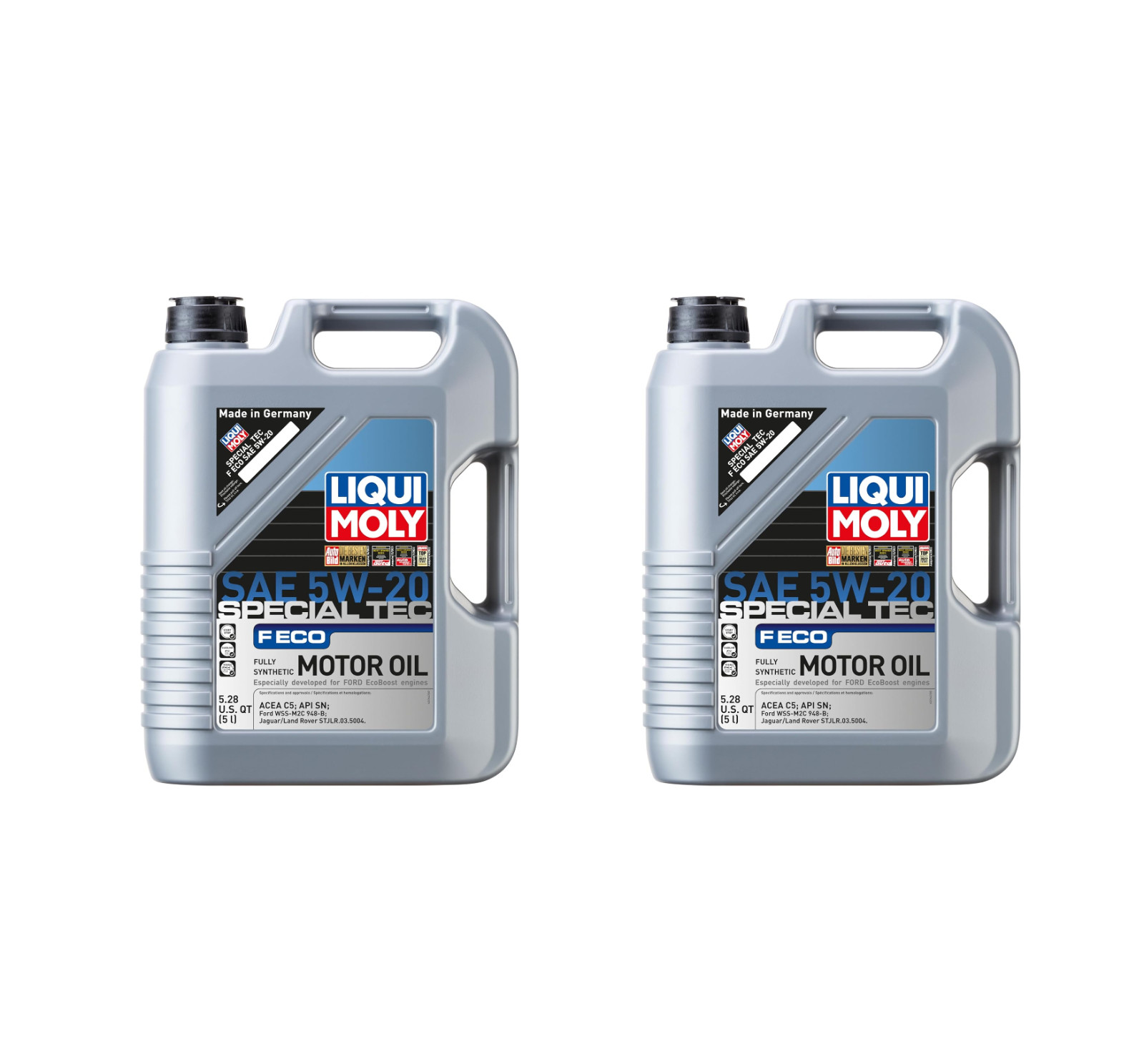 Pack of 2 LIQUI MOLY 2264 Special Tec F ECO 5W-20; 5 Liter