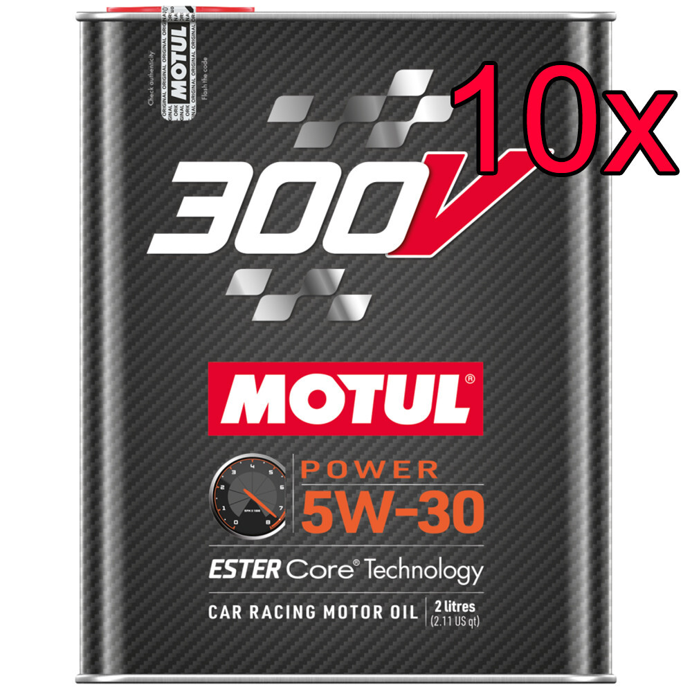 [Case of 10] Motul 300V Power ESTER Core 5W-30 Engine Motor Oil 2L