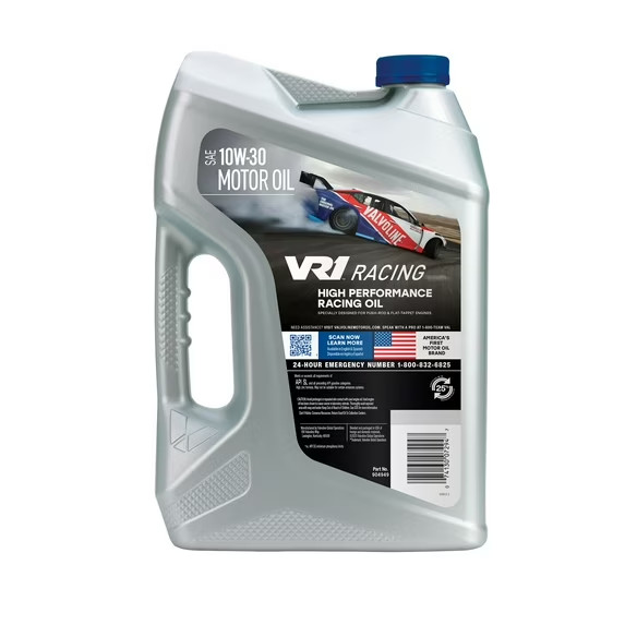 Valvoline VR1 Racing 10W-30 Motor Oil 5 QT Free Shipping