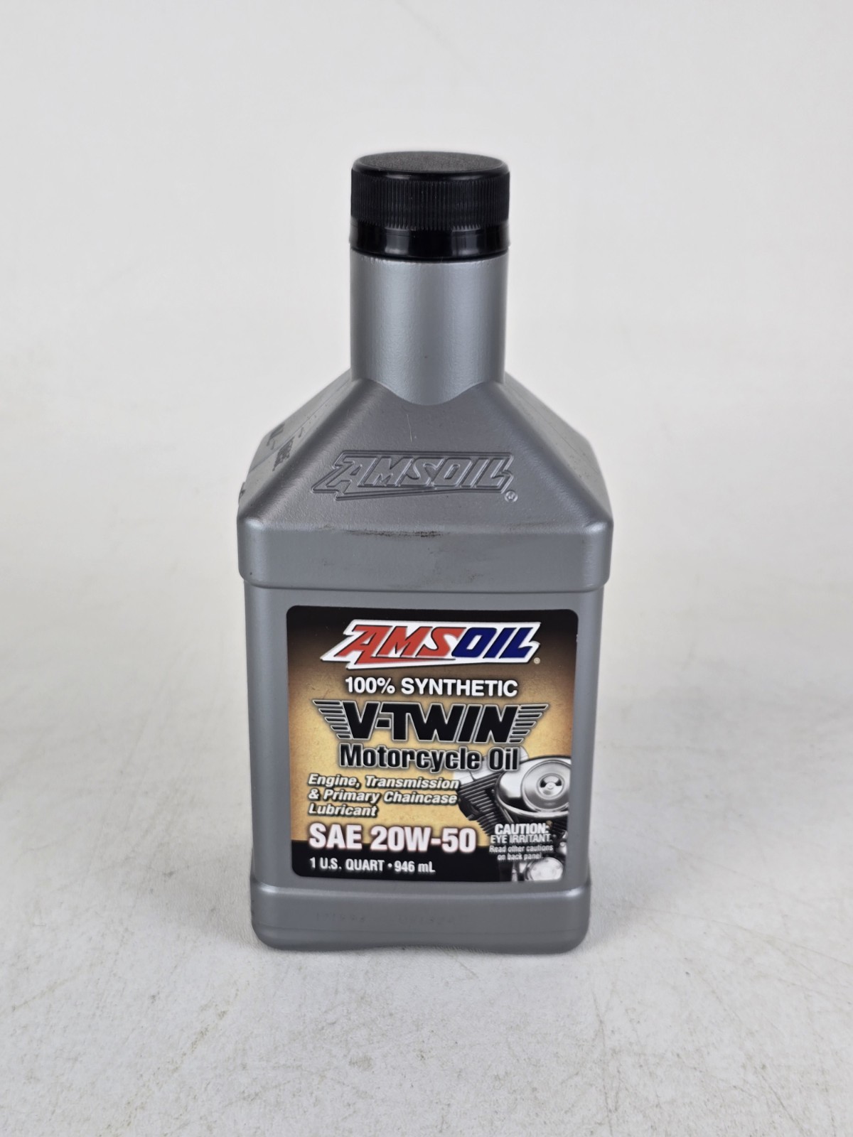 AMSOIL 100 % Synthetic V-Twin Motorcycle Oil SAE 20W-50 Made In USA