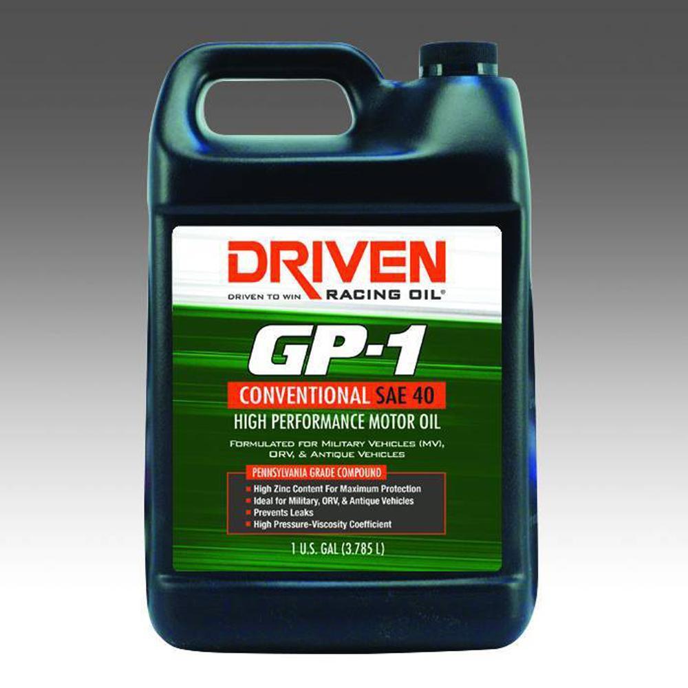Driven Oil 19416, One Gp-1 Conventional Oil Sae 40W 1 Gallon Performance Parts