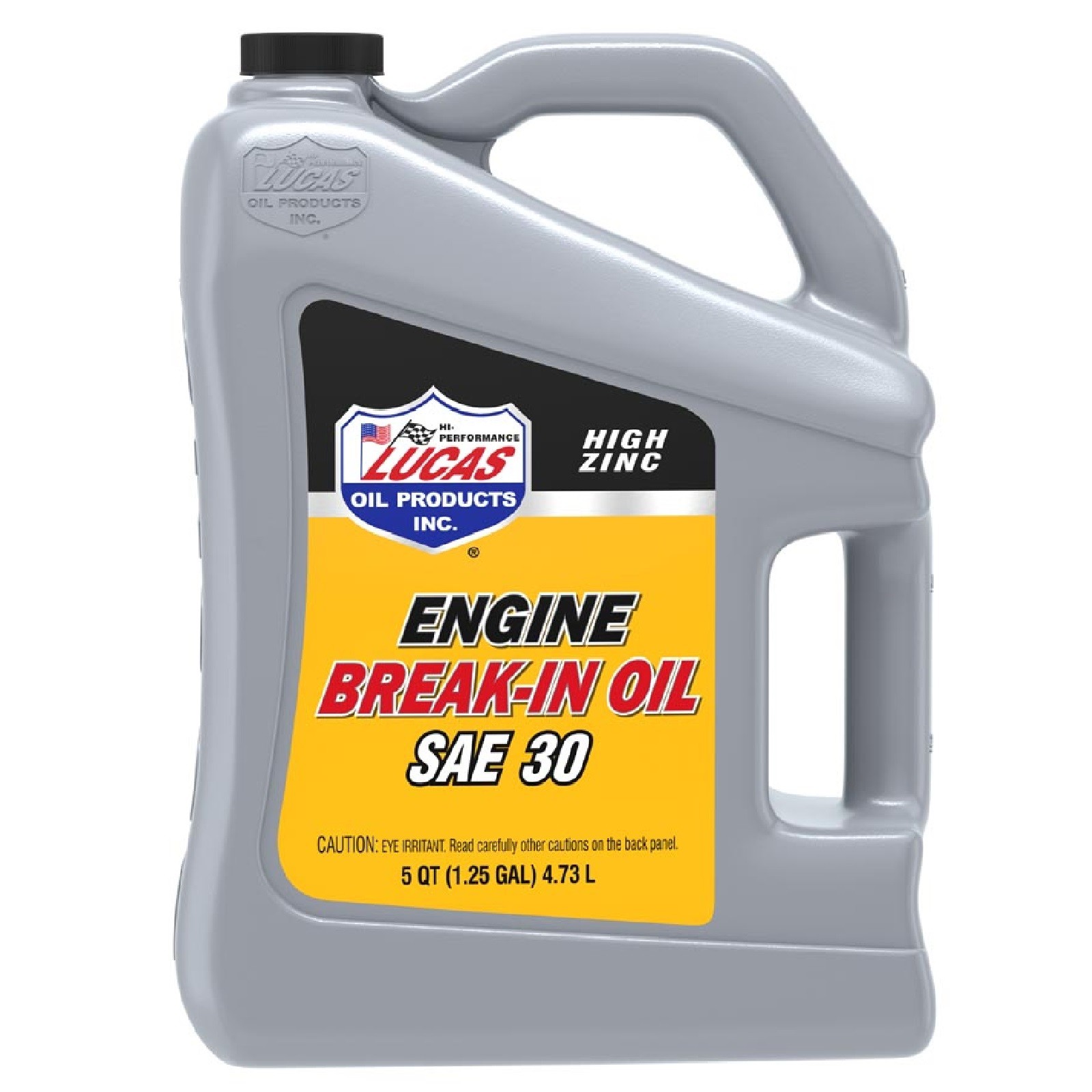 Lucas Oil SAE 30 Engine Break-In Racing Oil w/ High Zinc 5 Quart Bottle Set of 3