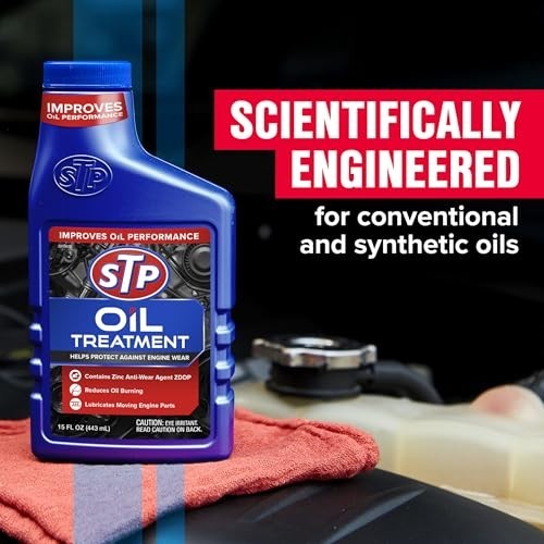 Engine Oil Treatment Additive 15 Oz High Viscosity ZDDP Conventional Synthetic