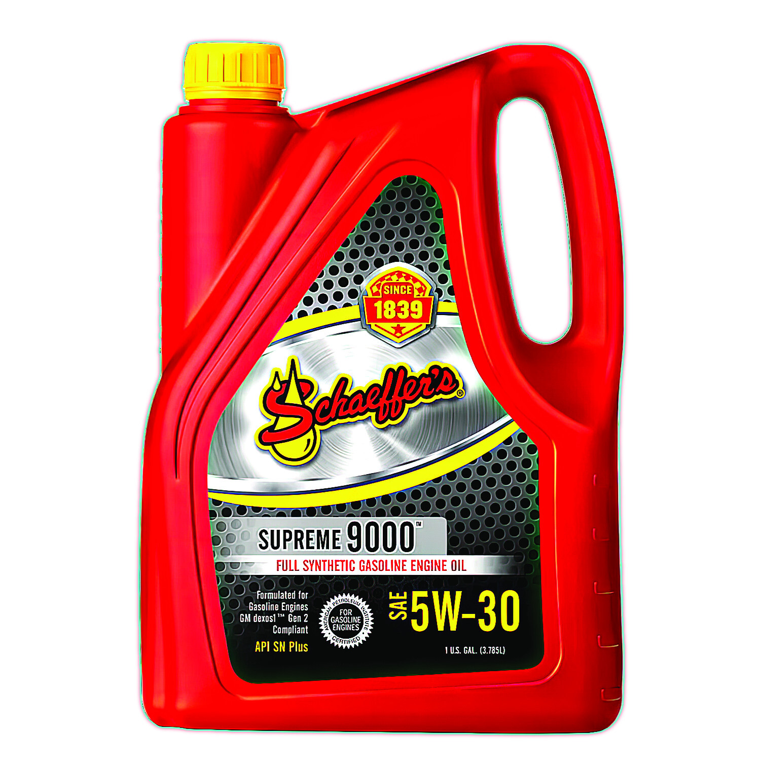 Schaeffer Oil Supreme 9000™ Full Synthetic Gasoline Engine 5W-30 – 1 Gallon