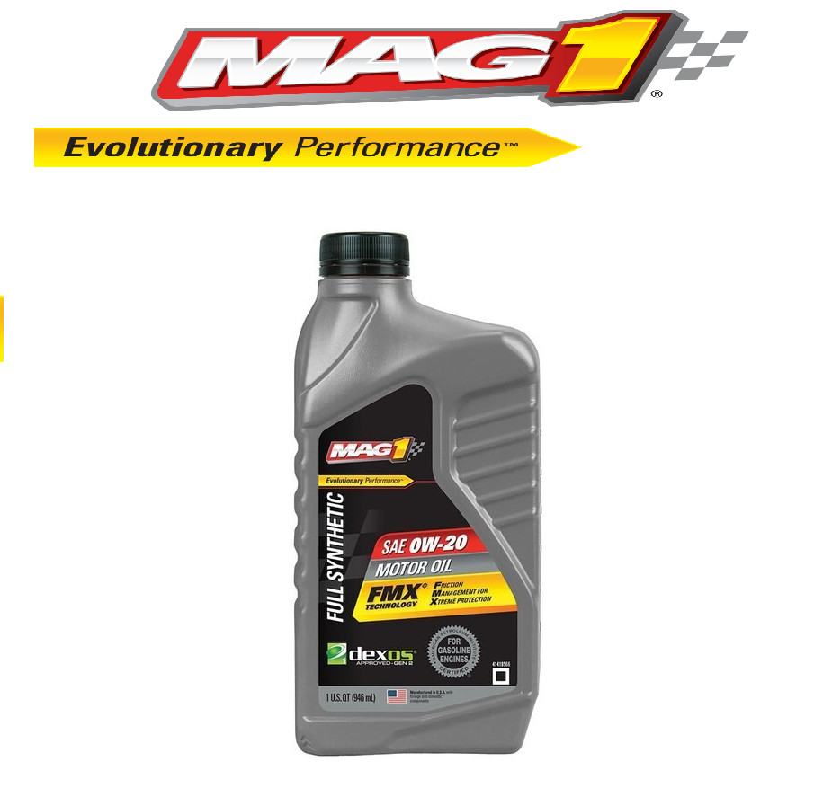 MAG1 0W-20 Full Synthetic Motor Oil FMX 1 Quart Pack Of 1 Made In Usa