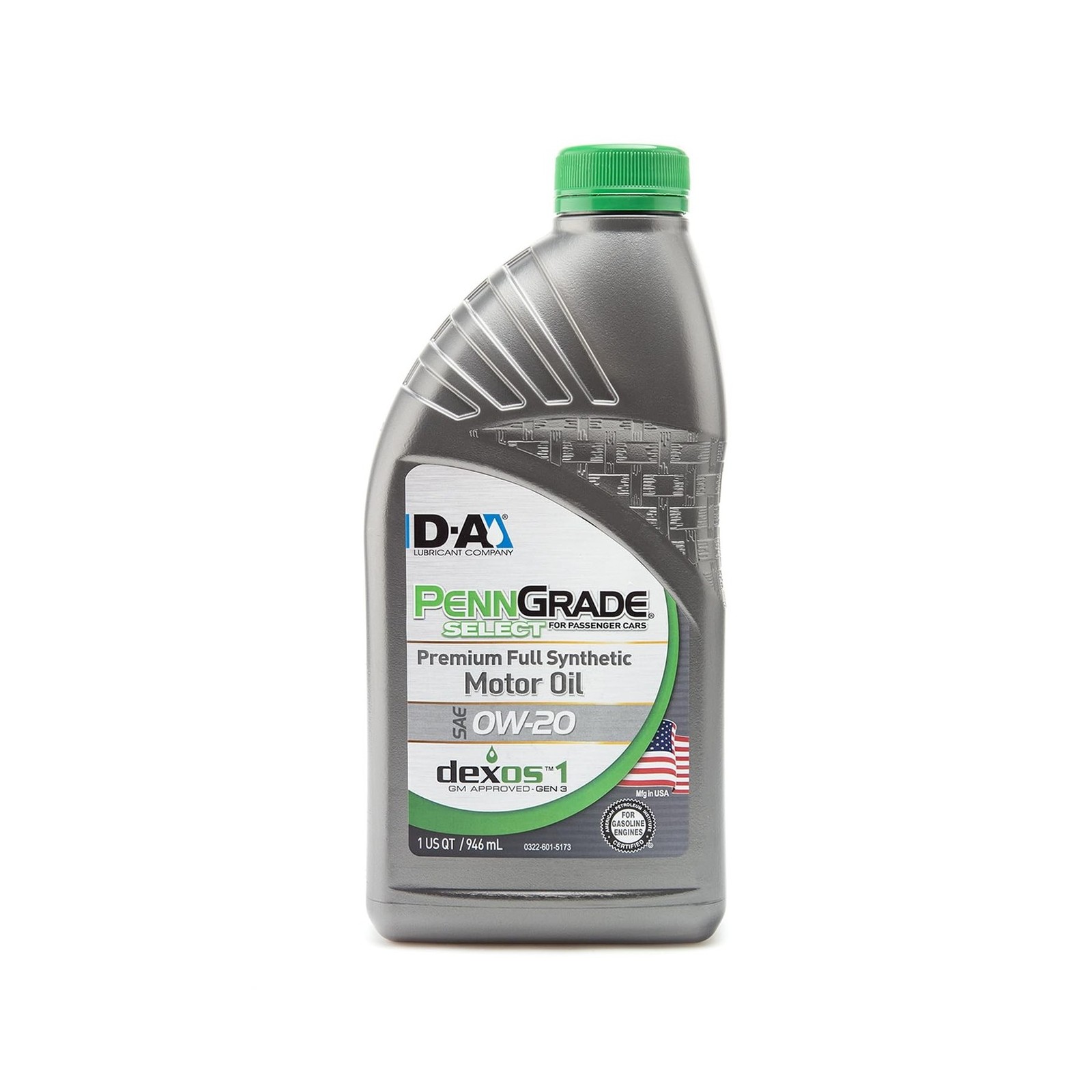 PENN GRADE 61526, Select Premium Full Synthetic Motor Oil SAE 0W-20, 1 Quart …