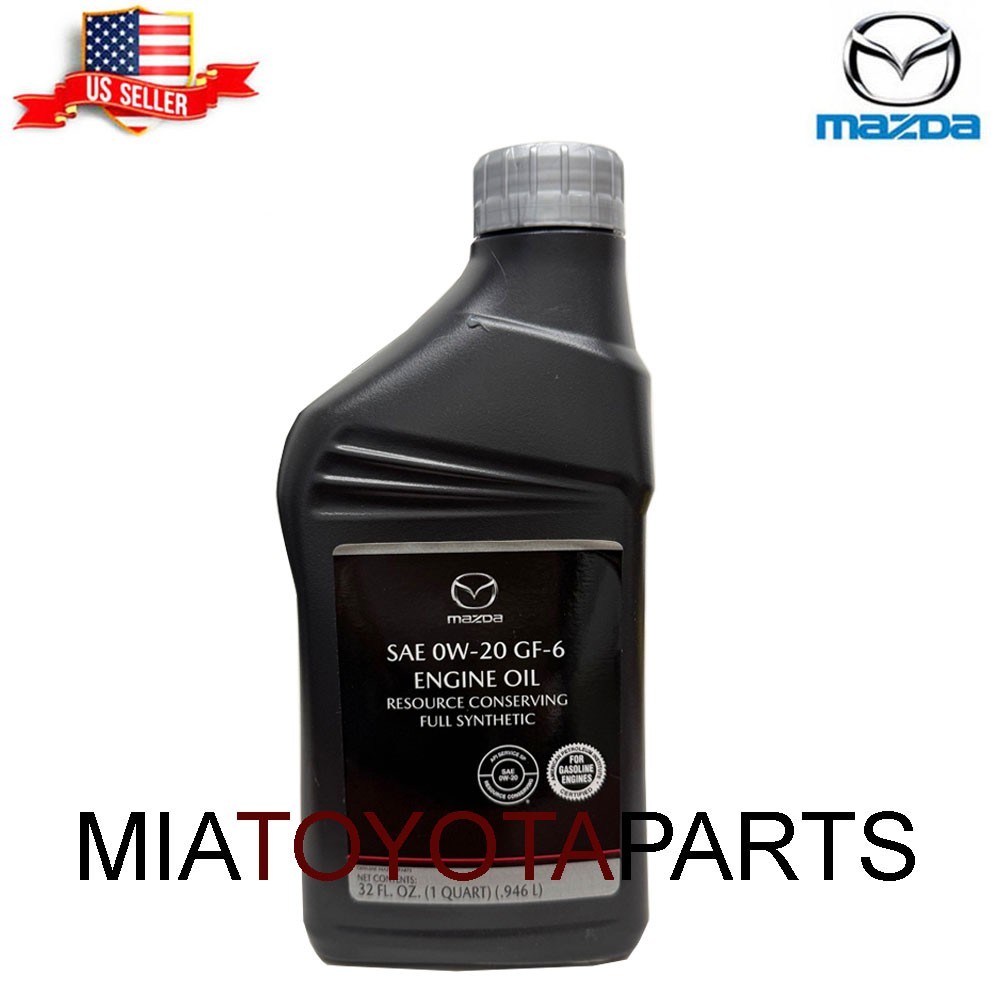 6 Quarts Mazda SAE 0W-20 GF-6 Resource Conserving Full Synthetic 0000-G6-0W20-QT