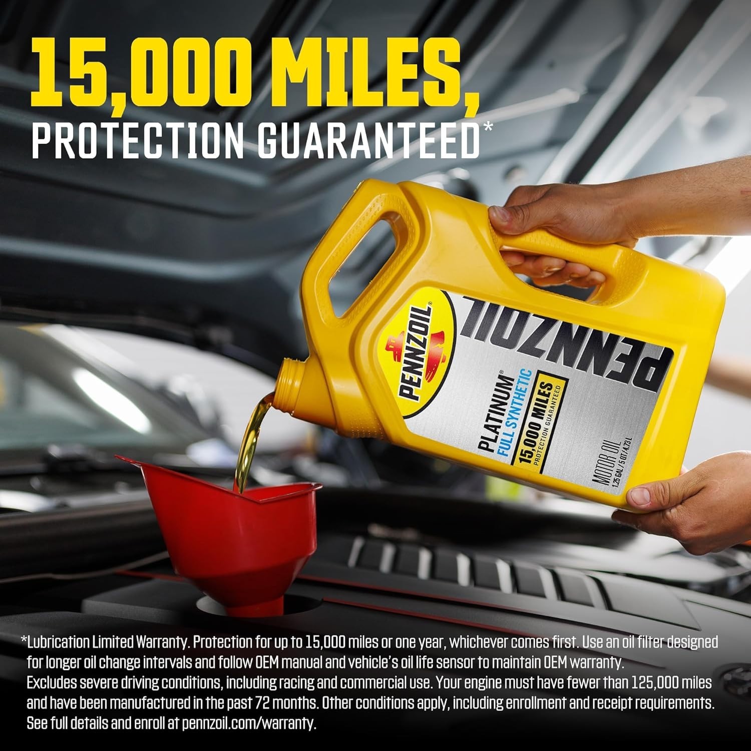 Pennzoil Platinum 10W-30 Motor Oil 1-Qt, Case of 6