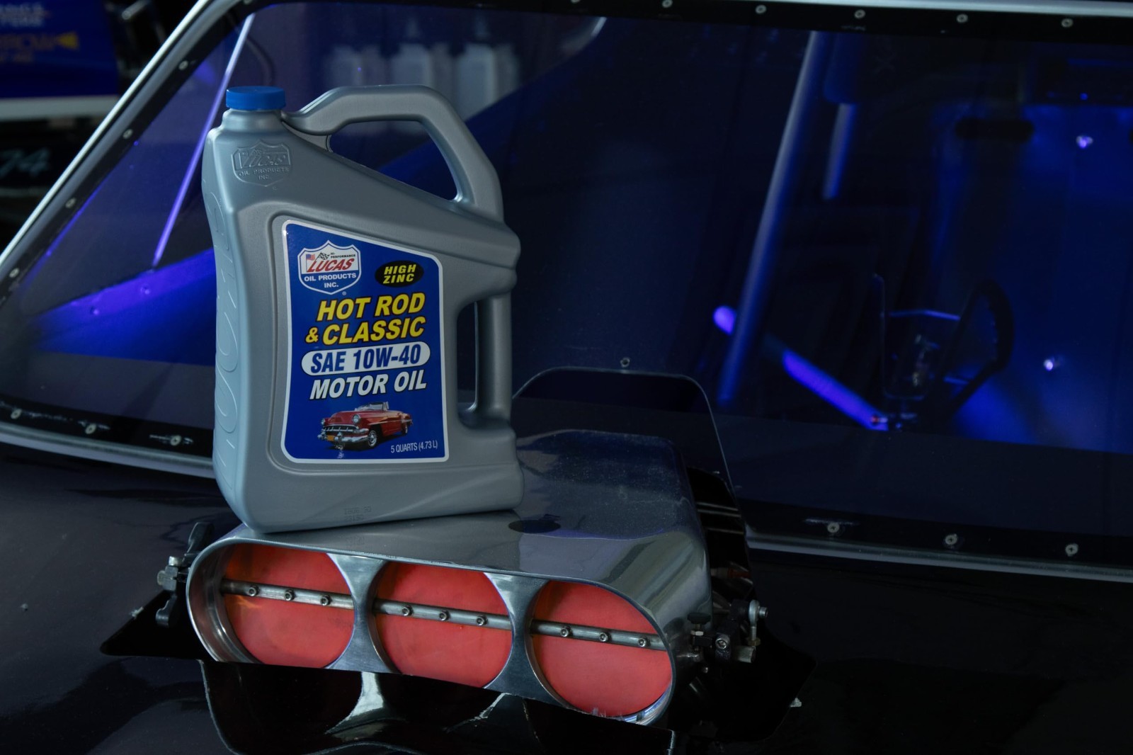 High-Performance 10W-40 Motor Oil for Hot Rods & Classic Cars – 5 Quart