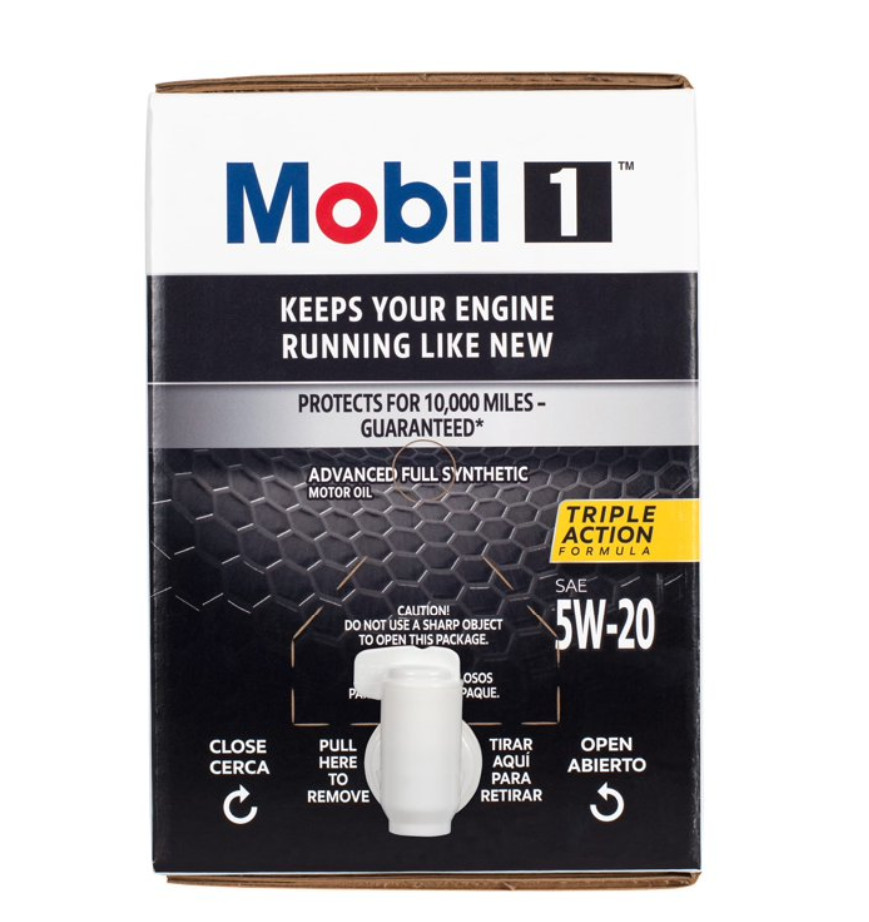 (3 pack) Mobil 1 Advanced Full Synthetic Motor Oil 5W-20, 12 Quart
