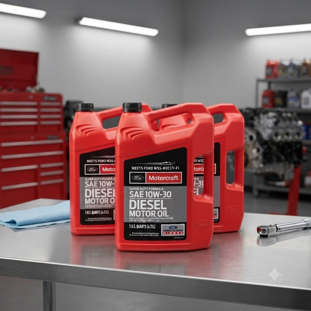 SALE- 3 PACK- MOTORCRAFT XO10W305Q3SD Super Duty Diesel; SAE 10W-30; 5 Quart