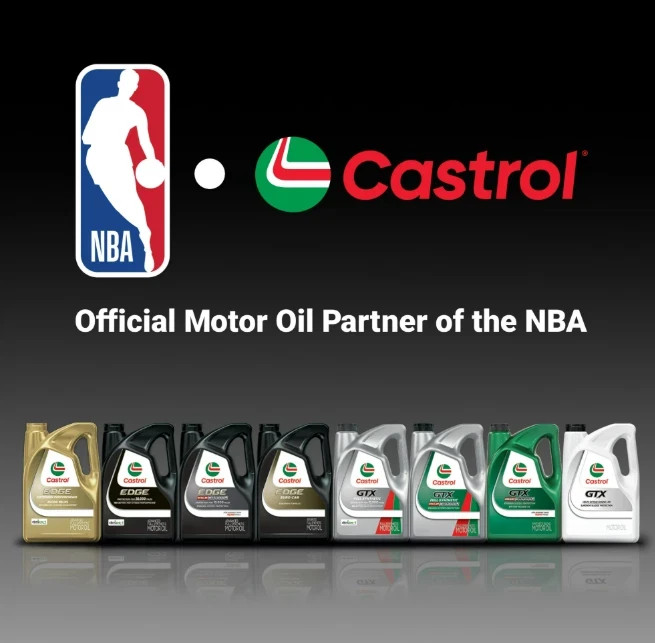 Castrol GTX High Mileage 10W-40 Synthetic Blend Motor Oil, 5 Quarts